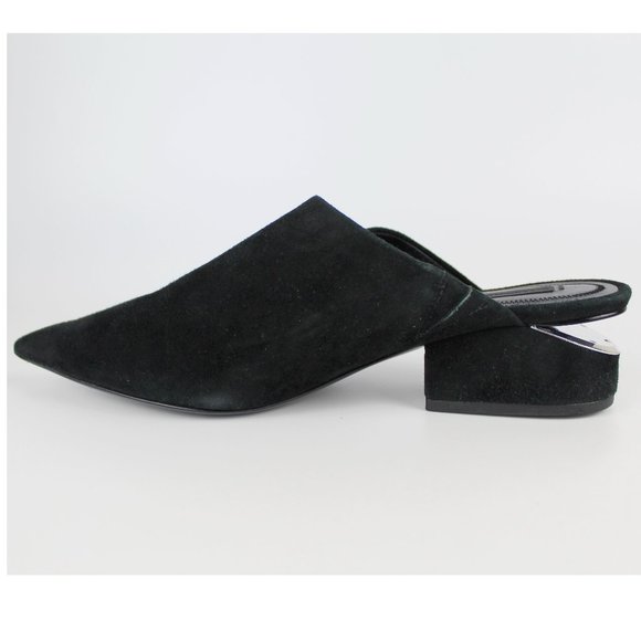 NEW Alexander Wang Pointy Toe Suede Mule - Picture 7 of 16